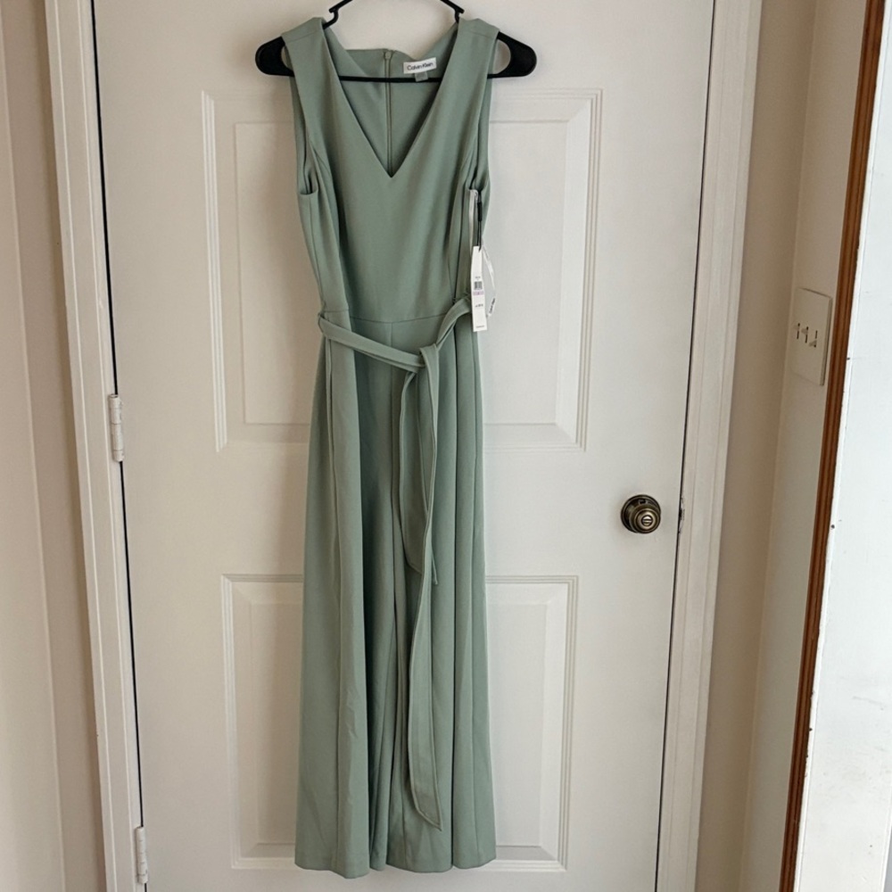 Calvin Klein Sage Green Jumpsuit